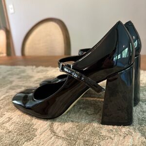 Marc Fisher Black Patent Leather Heels